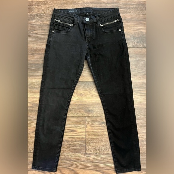 Kut From The Kloth Emma Ankle Skinny Jeans Women Size 2 Black - Picture 10 of 10